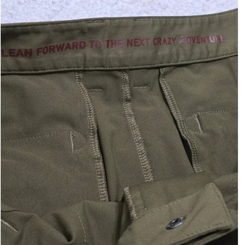 Rhone Mens 34 Shorts The Next Crazy‎ Adventure Olive Green Athletic Golf